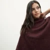 Brown MOHAIR Poncho for Women - BIMANI