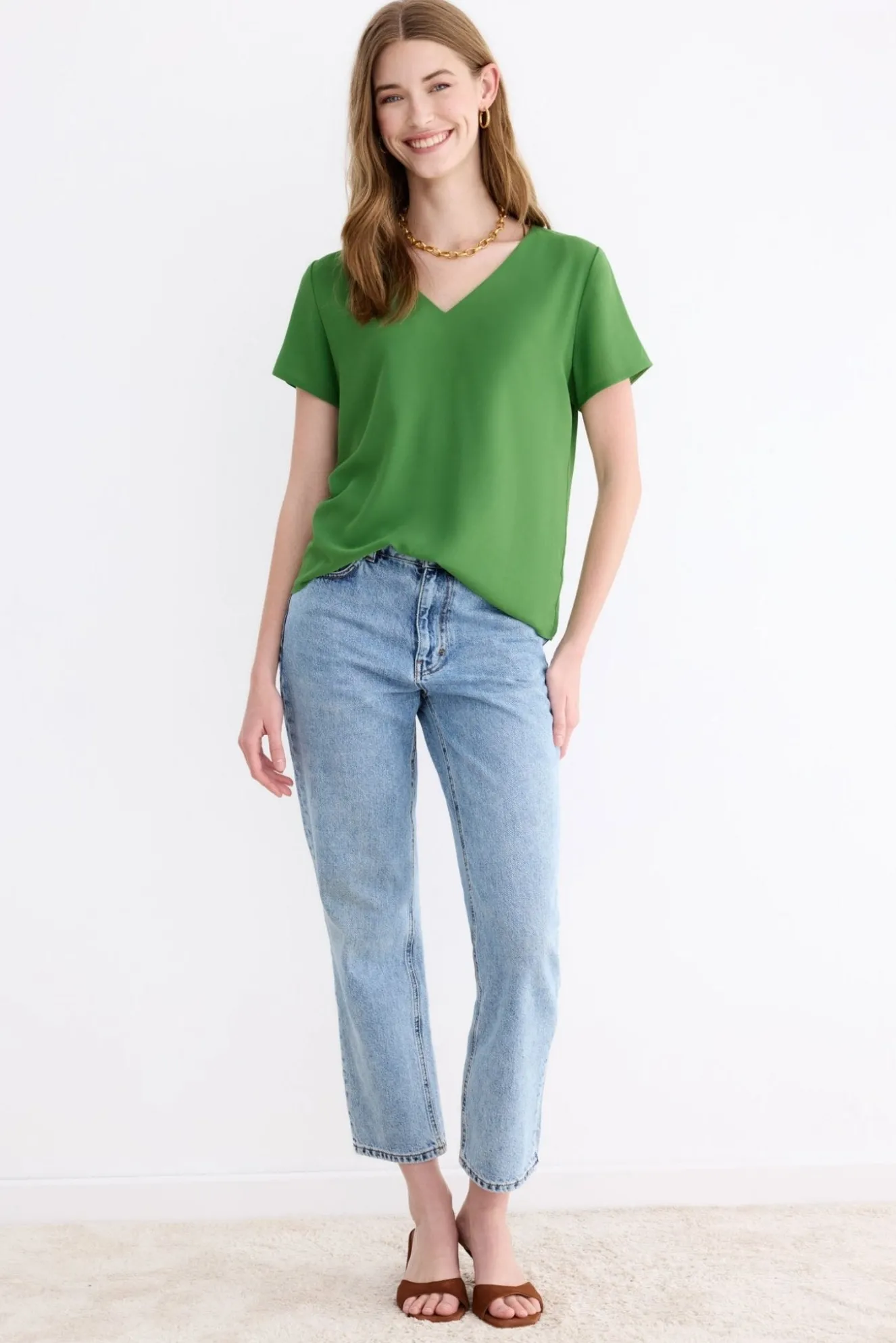 CALA Green Forest Blouse