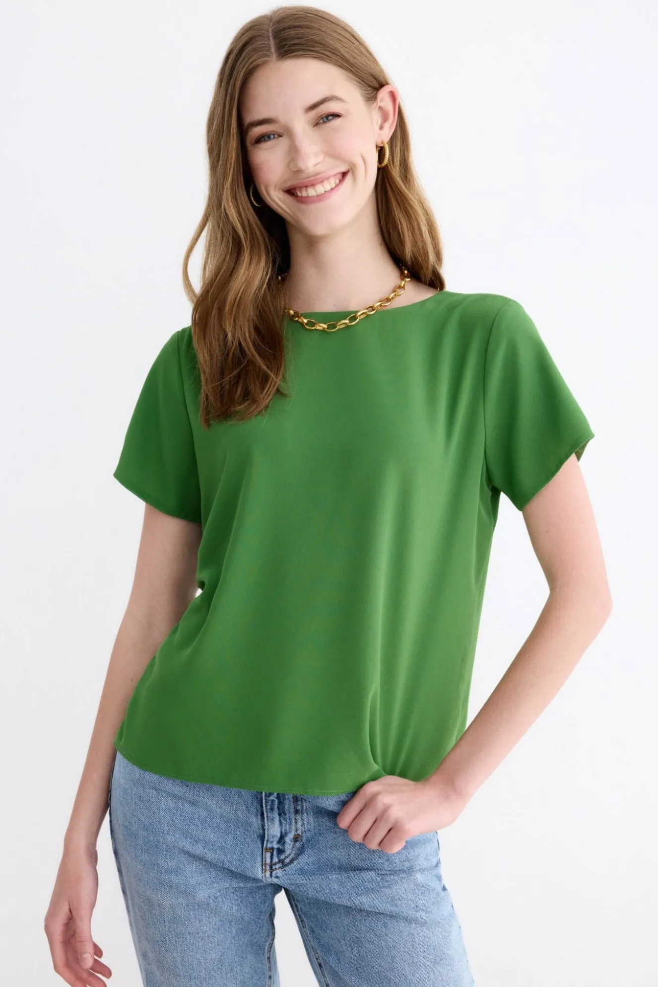 CALA Green Forest Blouse
