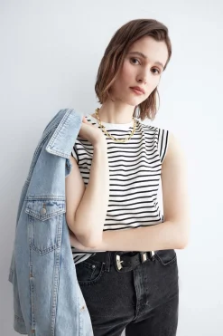 CAPRI Stripes Blue T-shirt