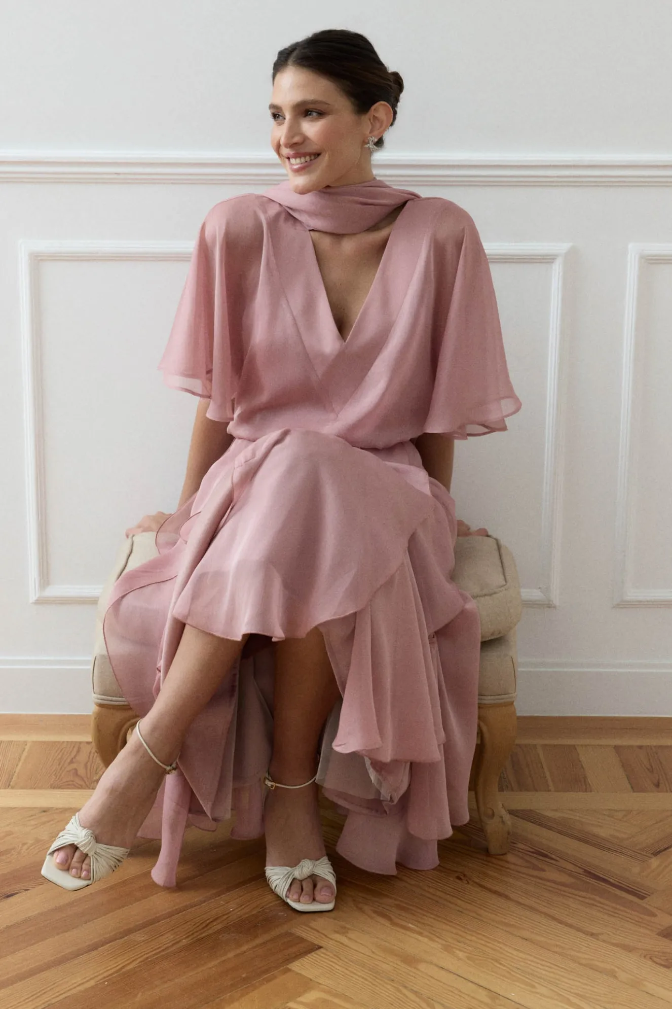 CARISSA Nude Blouse