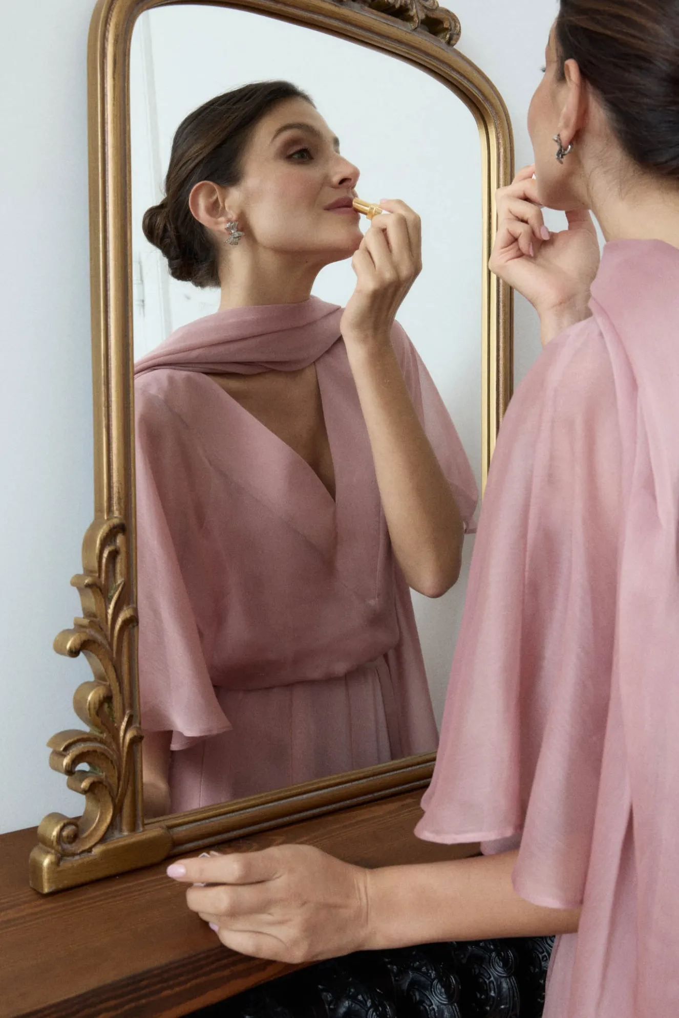 CARISSA Nude Blouse