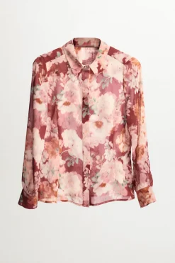 CHANTAL Print Rose Blouse