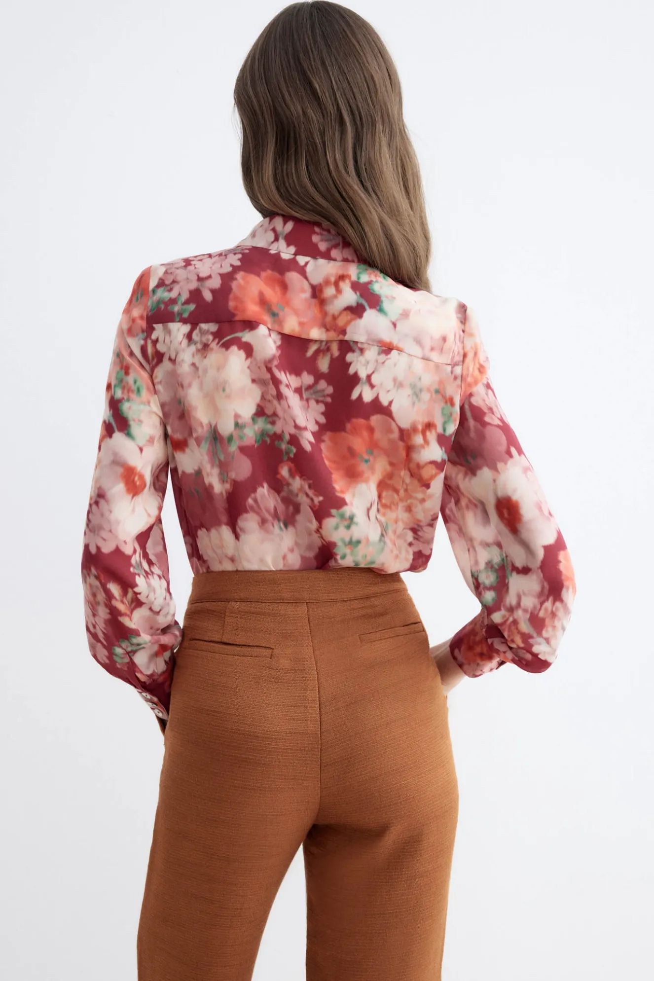 CHANTAL Print Rose Blouse