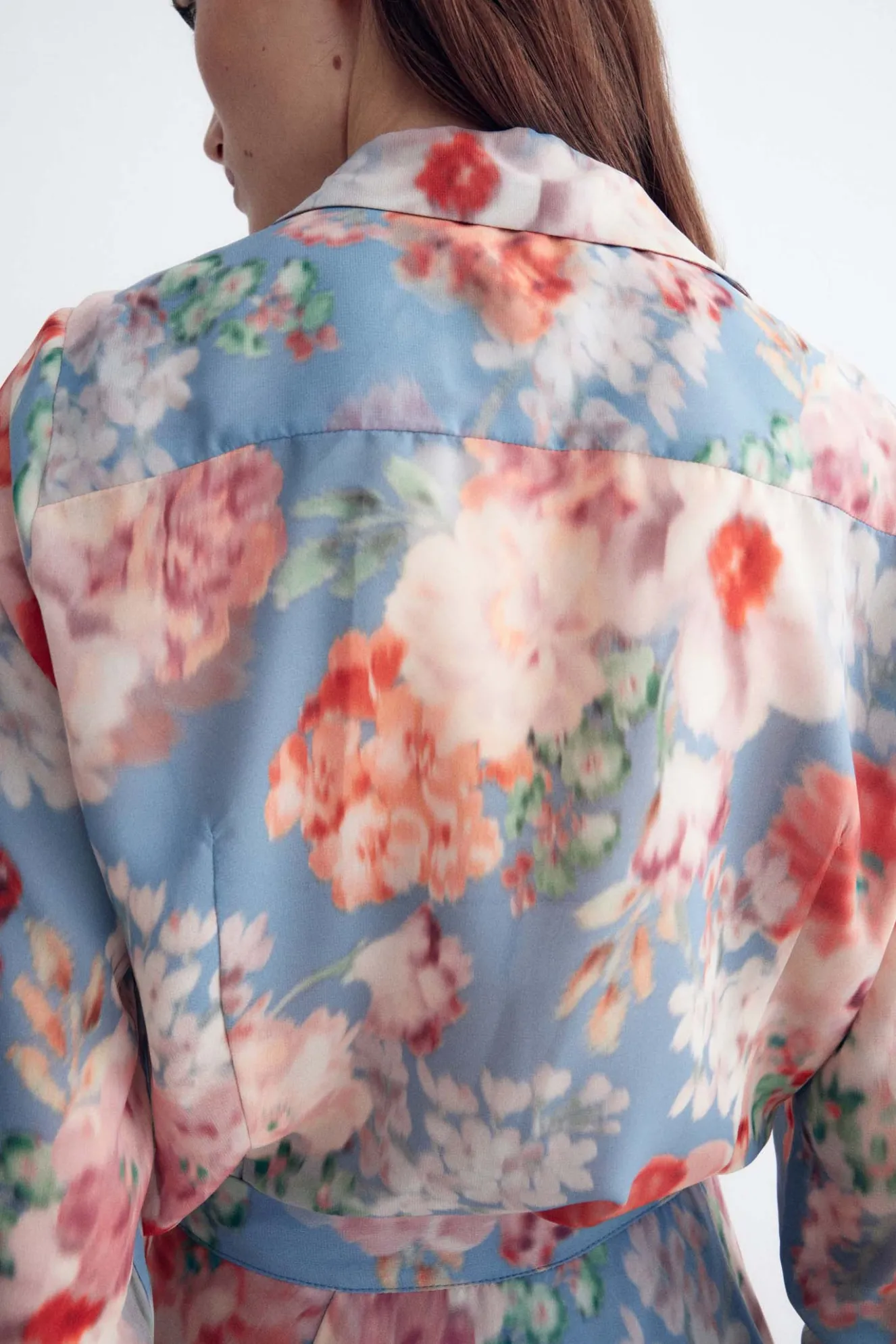 Chantal Print Sky Blouse