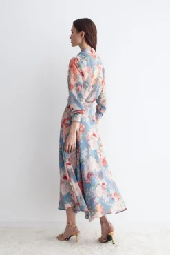 Chantal Print Sky Blouse