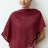 Cherry Knit Poncho