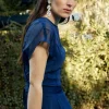 DAIANA Navy Blouse
