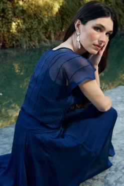 DAIANA Navy Blouse
