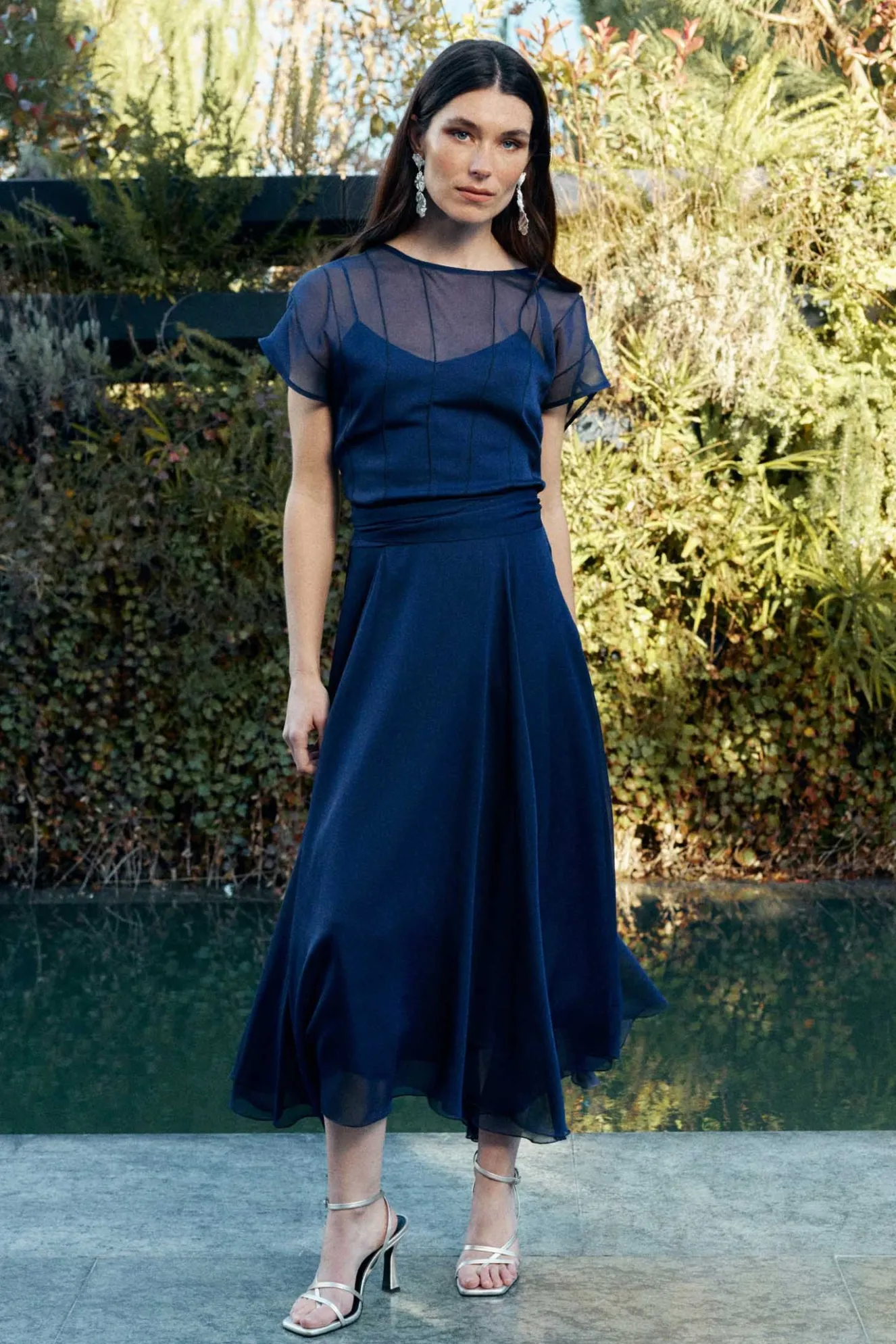 DAIANA Navy Blouse