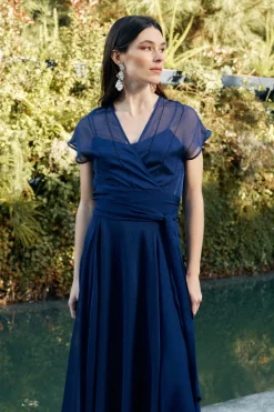 DAIANA Navy Blouse
