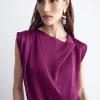 DARYA Grape Blouse