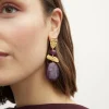 DELIA Earrings Grape