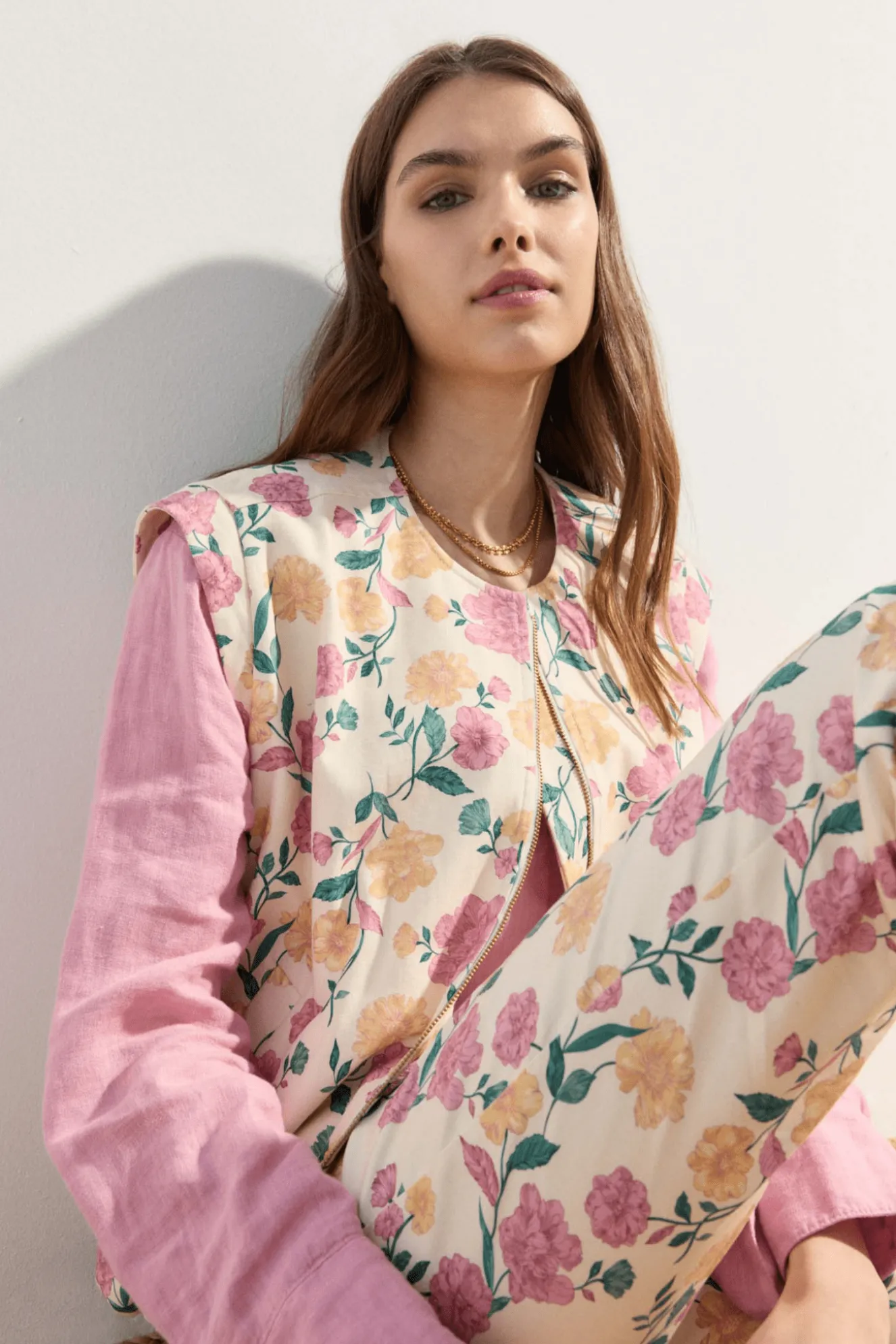 Detachable CARNABY Floral Print Jacket