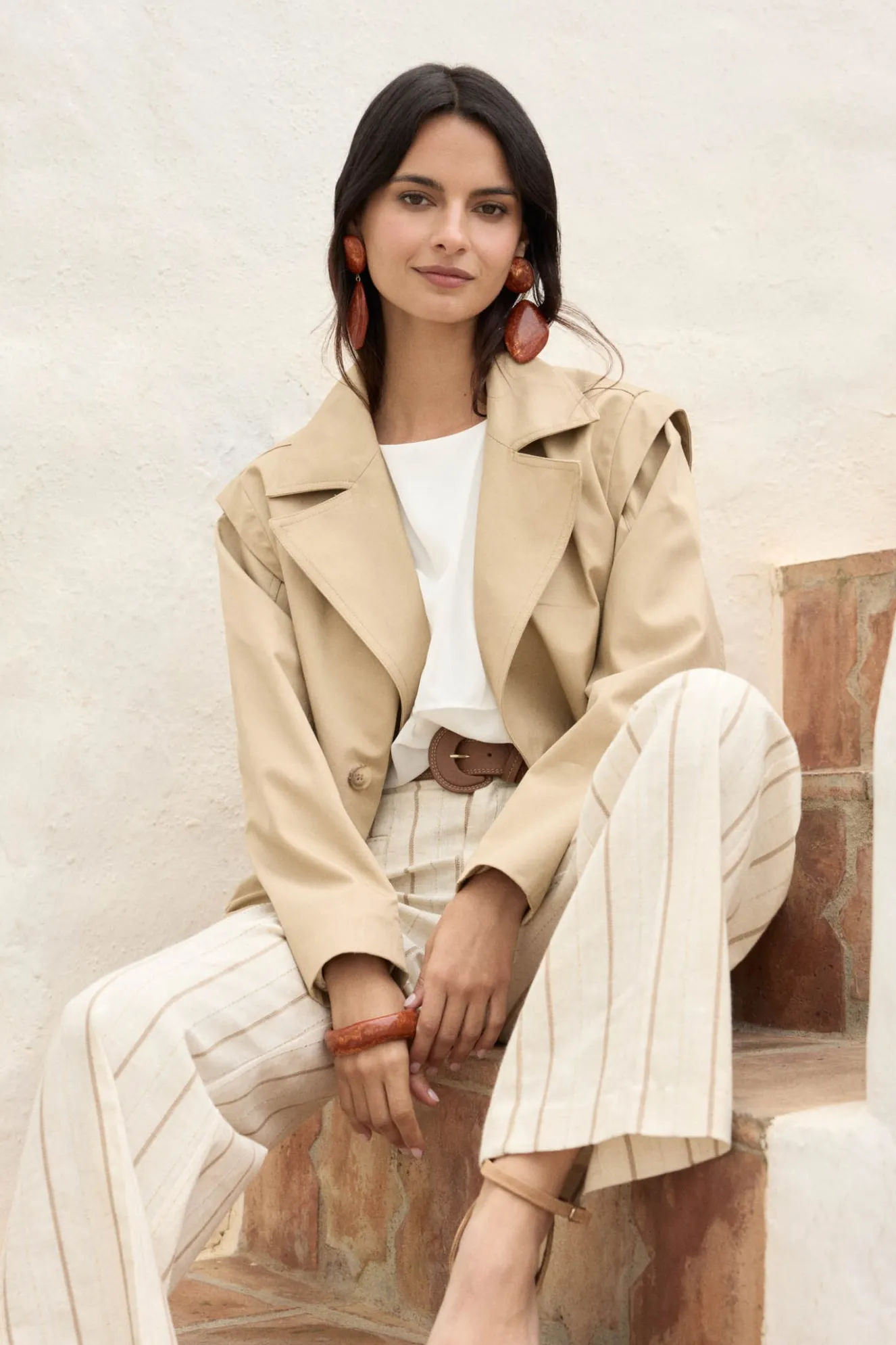 Detachable RENNES Beige Jacket