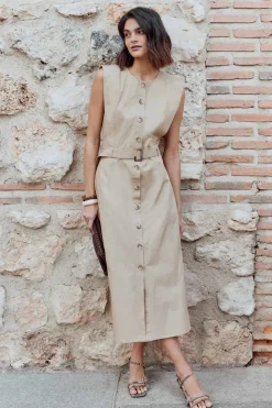 DINAN Beige Dress