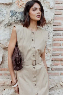 DINAN Beige Dress