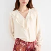 DORIA Beige Blouse