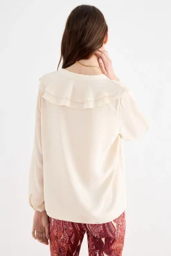 DORIA Beige Blouse