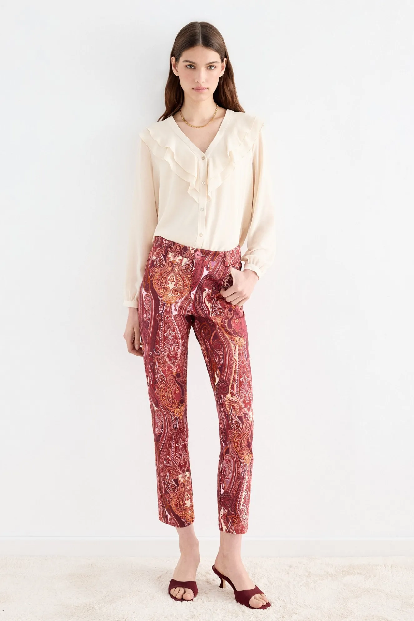 DORIA Beige Blouse