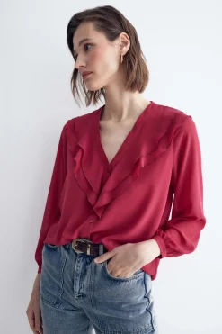 DORIA Cherry Blouse