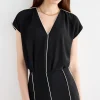 ELIANA Black Blouse