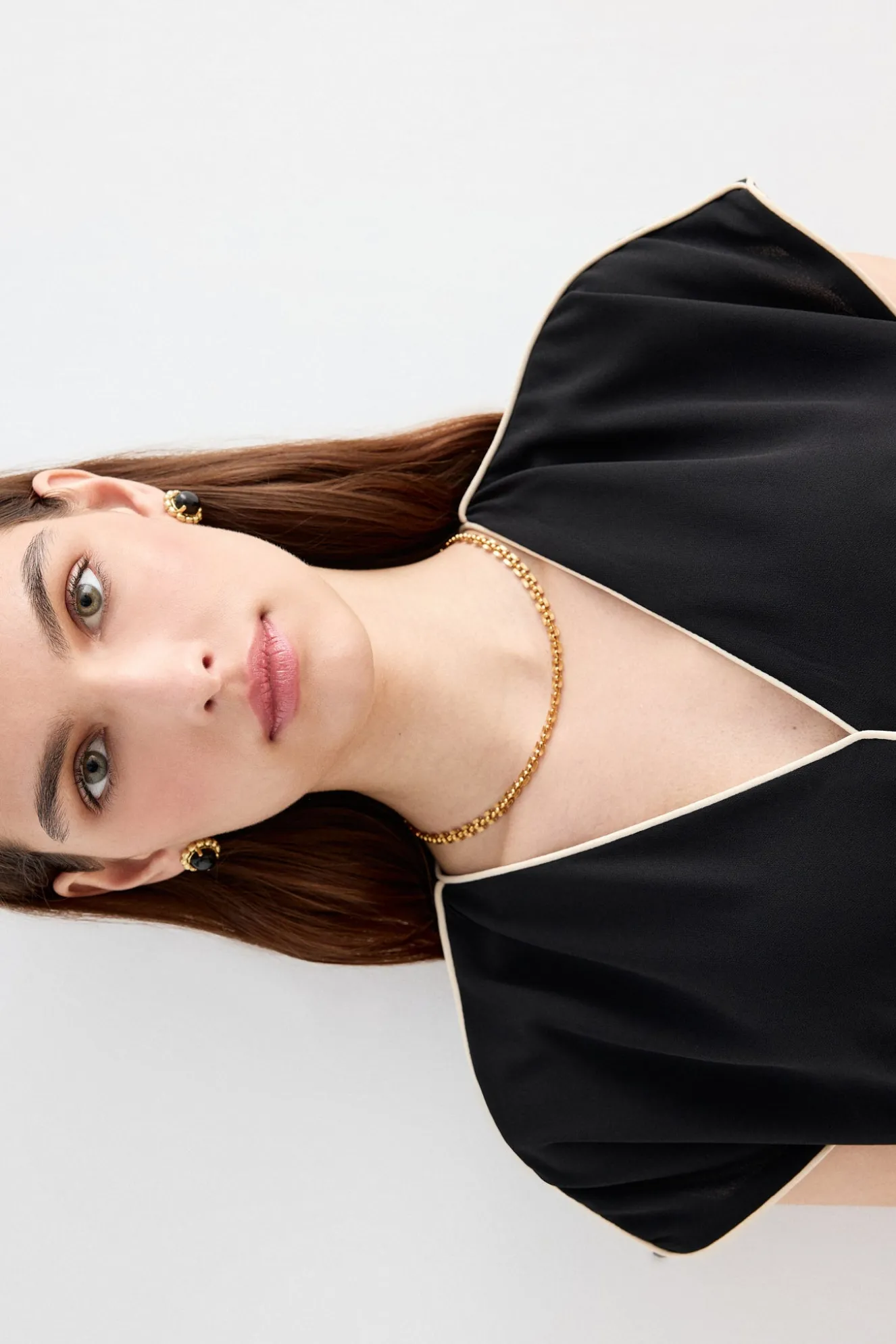 ELIANA Black Blouse