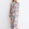 ELLEN Print sky dress