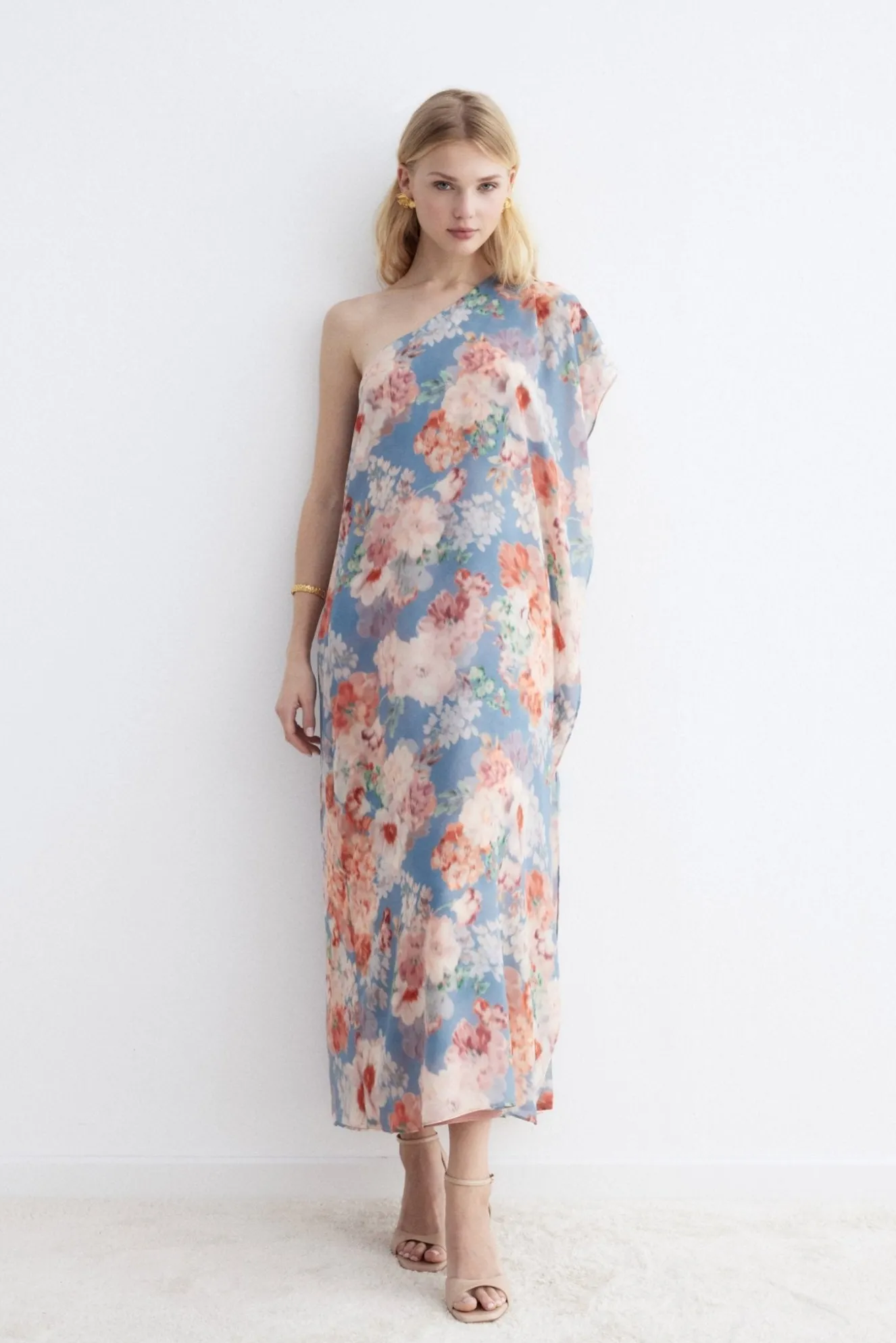 ELLEN Print sky dress