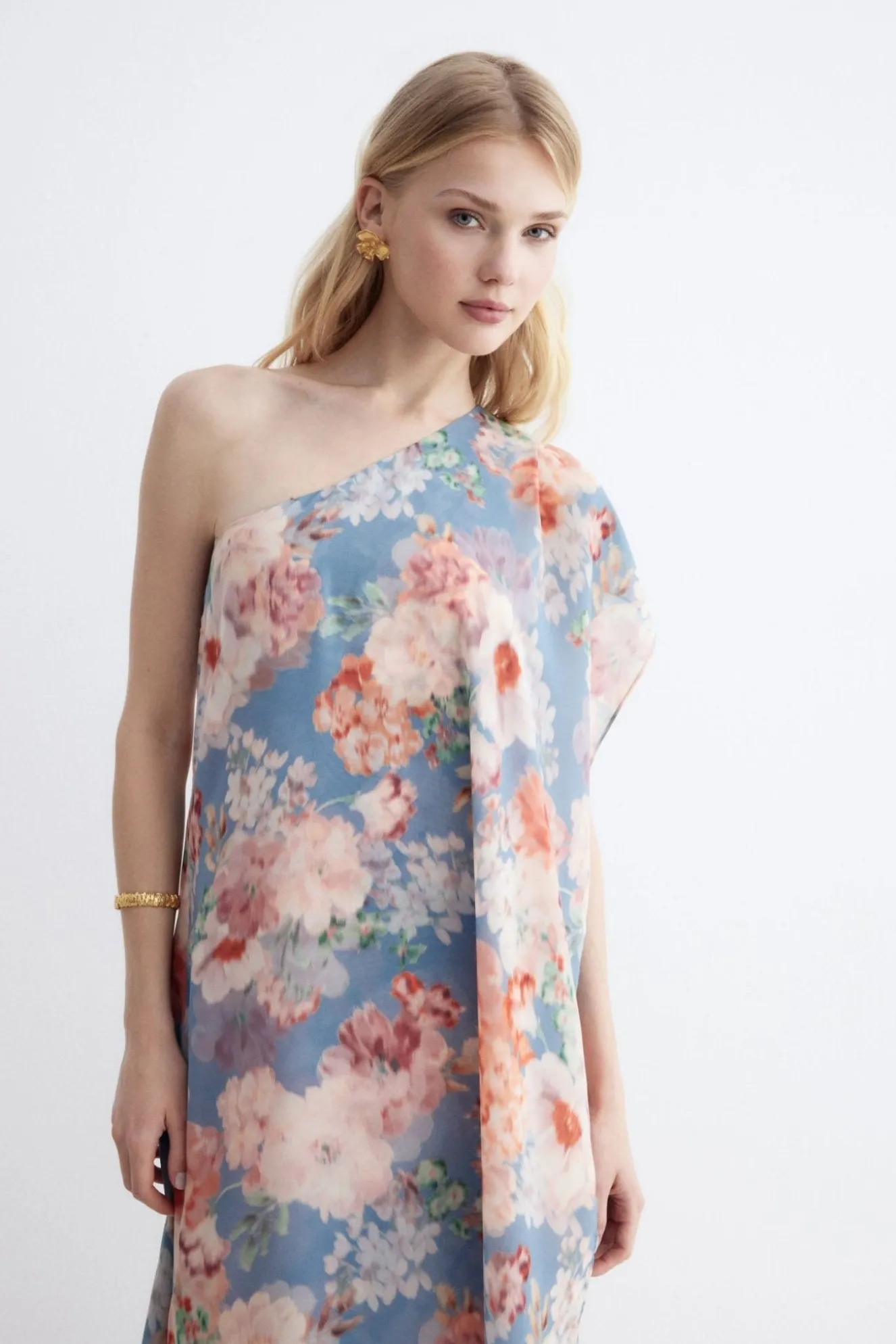 ELLEN Print sky dress