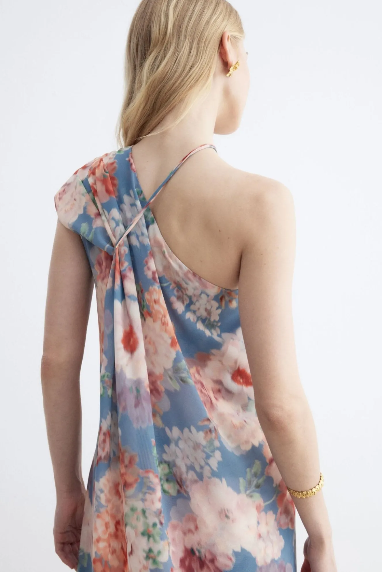 ELLEN Print sky dress