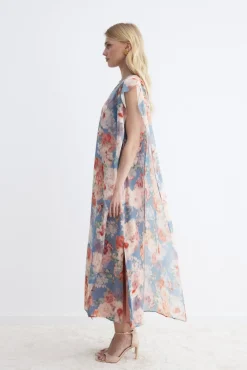 ELLEN Print sky dress