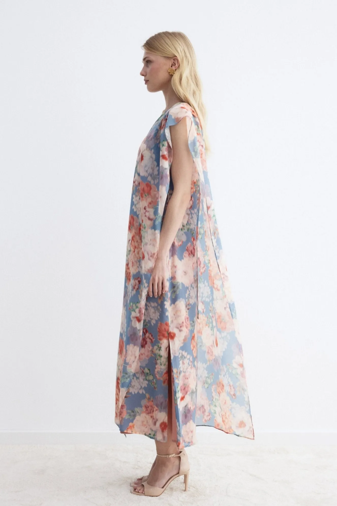 ELLEN Print sky dress