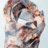 ERIN Print sky scarf