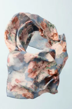 ERIN Print sky scarf