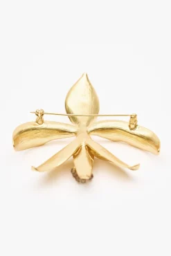 ERIS Brooch Brown