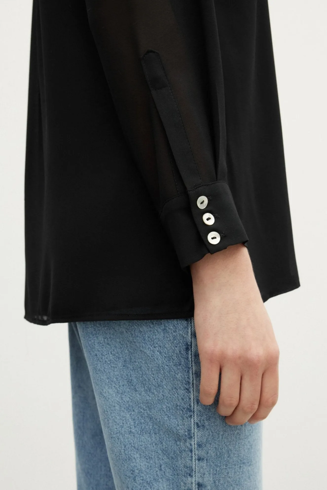 ESENCIA Blouse Black