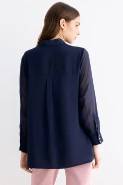 ESENCIA Blouse Blue