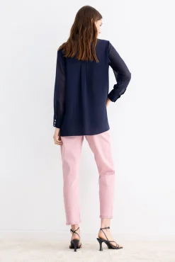 ESENCIA Blouse Blue