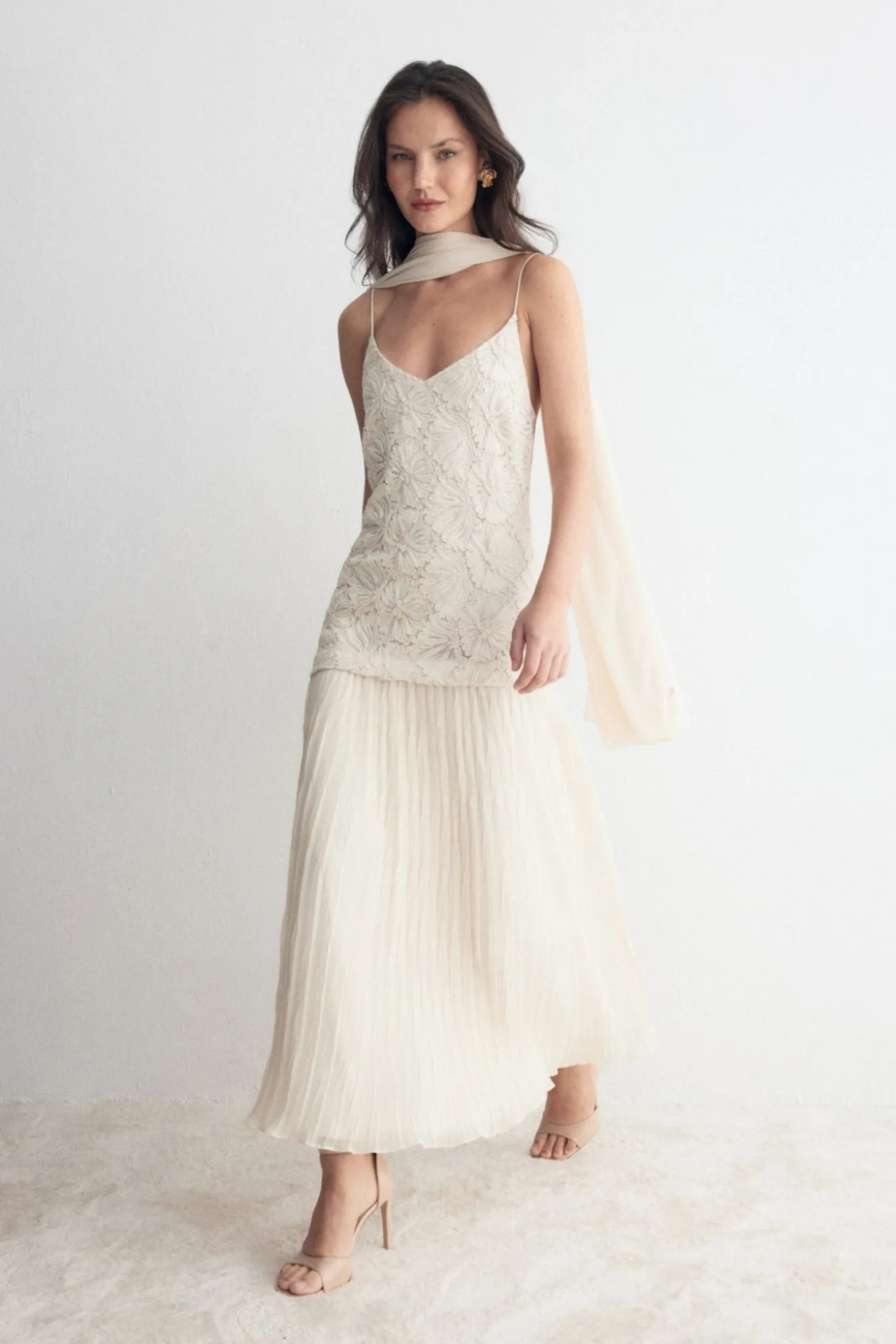 FABULITA Beige Dress