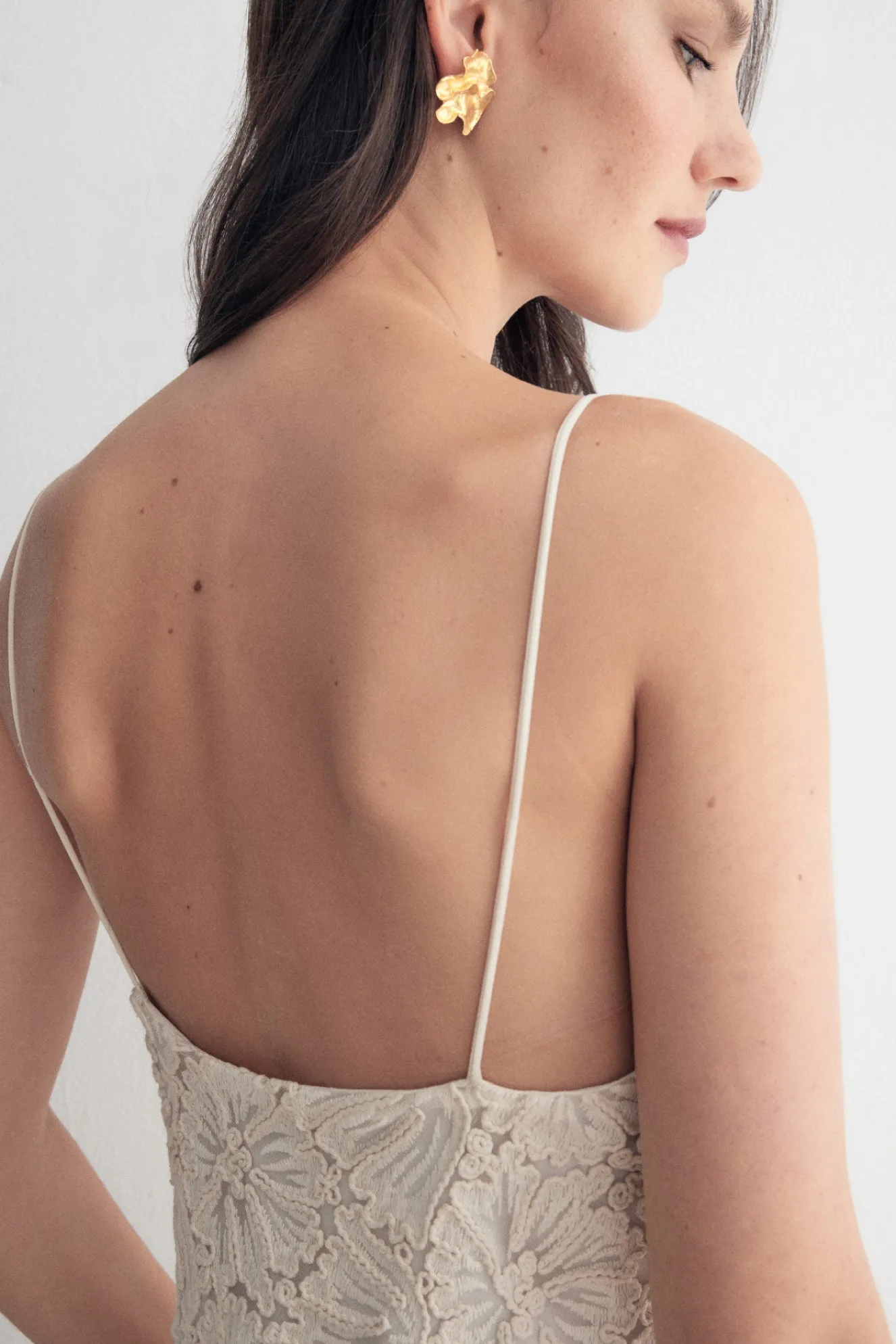 FABULITA Beige Dress