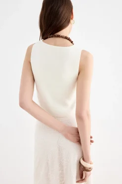 FELIPA White Skirt