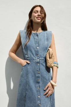 FLAVIA Blue Dress
