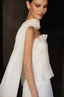 FLORENCE Cream Scarf