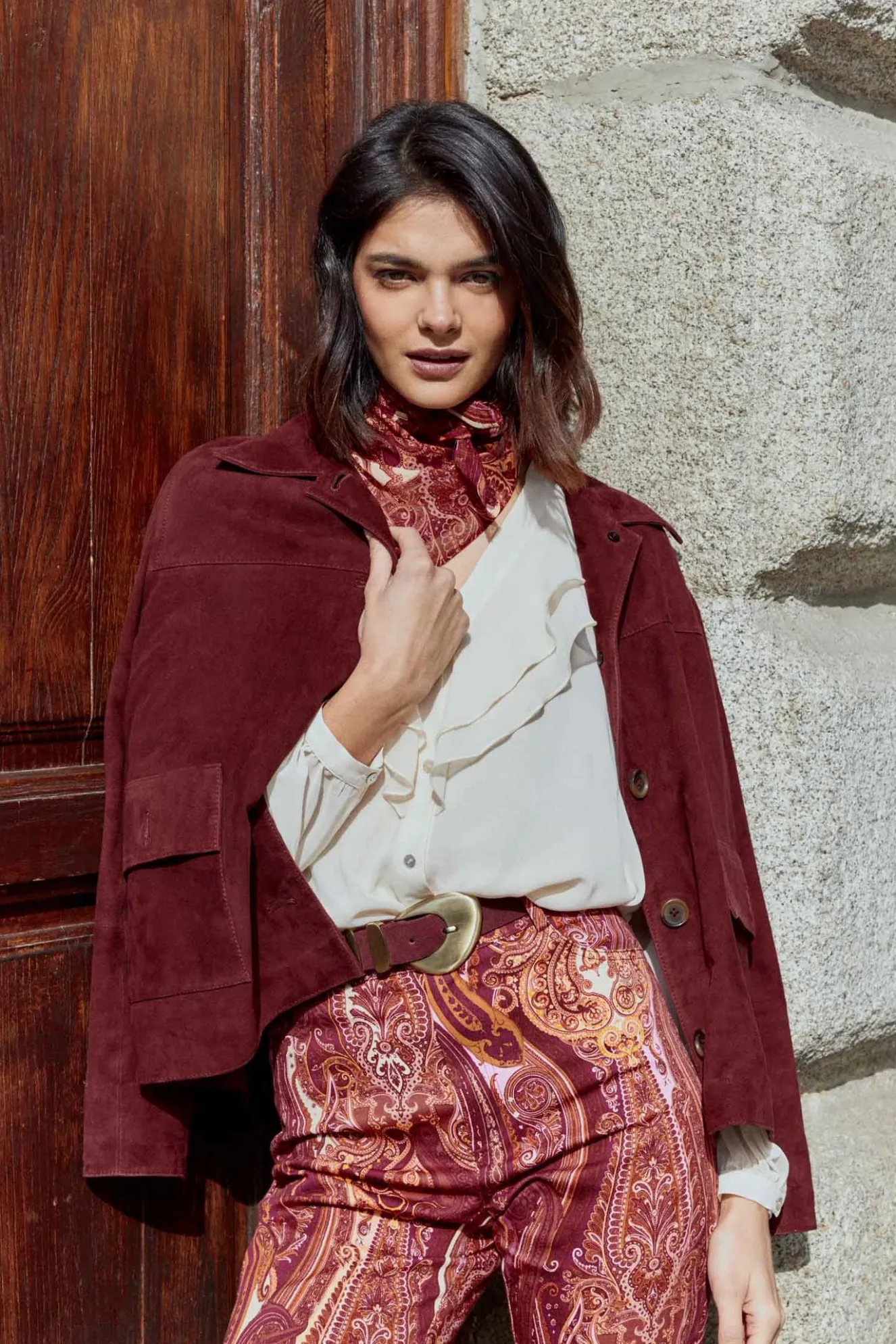 FONDA Jacket Burgundy