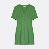 GINEBRA Green Forest Dress
