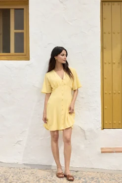 GINEBRA Lemon Dress