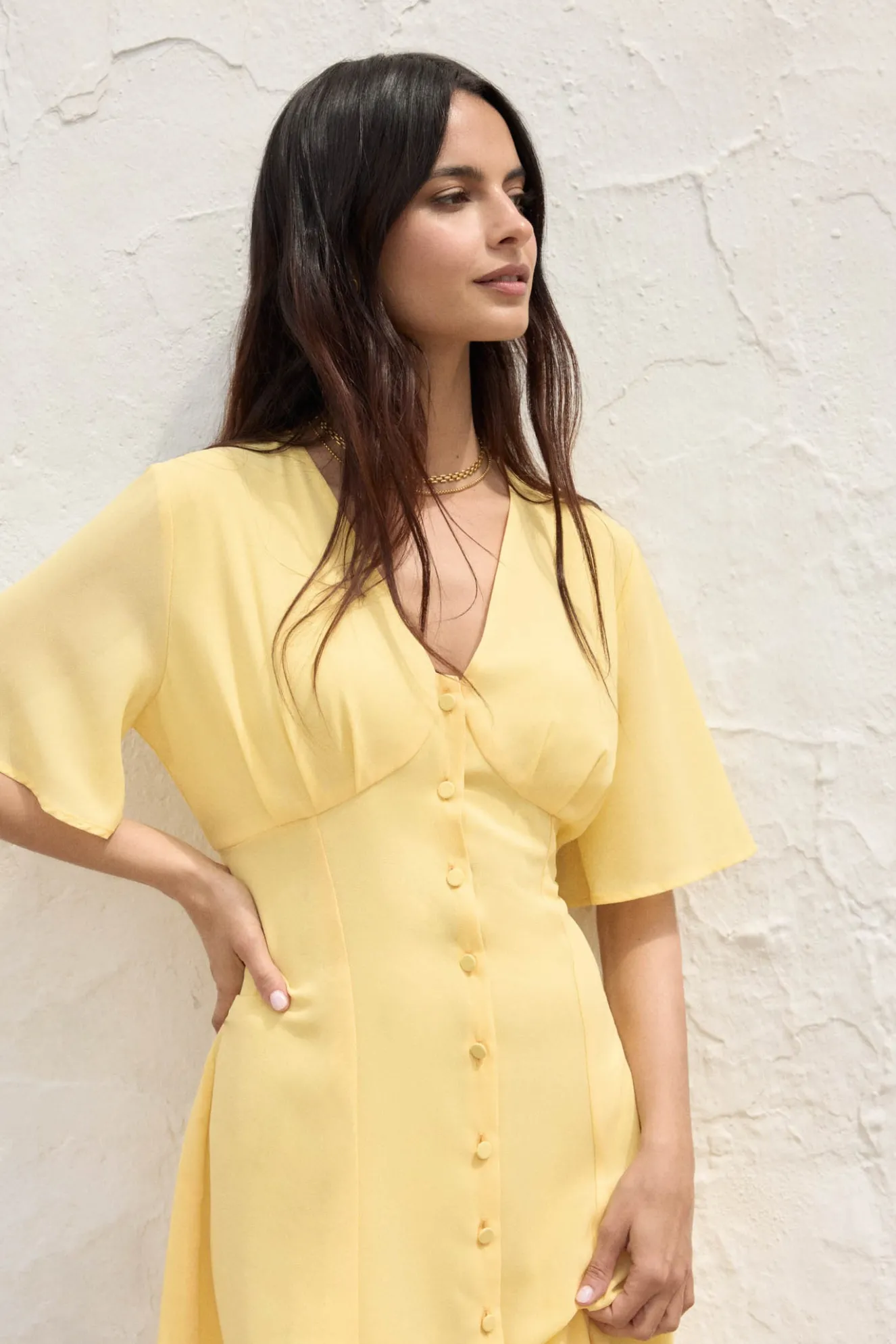 GINEBRA Lemon Dress