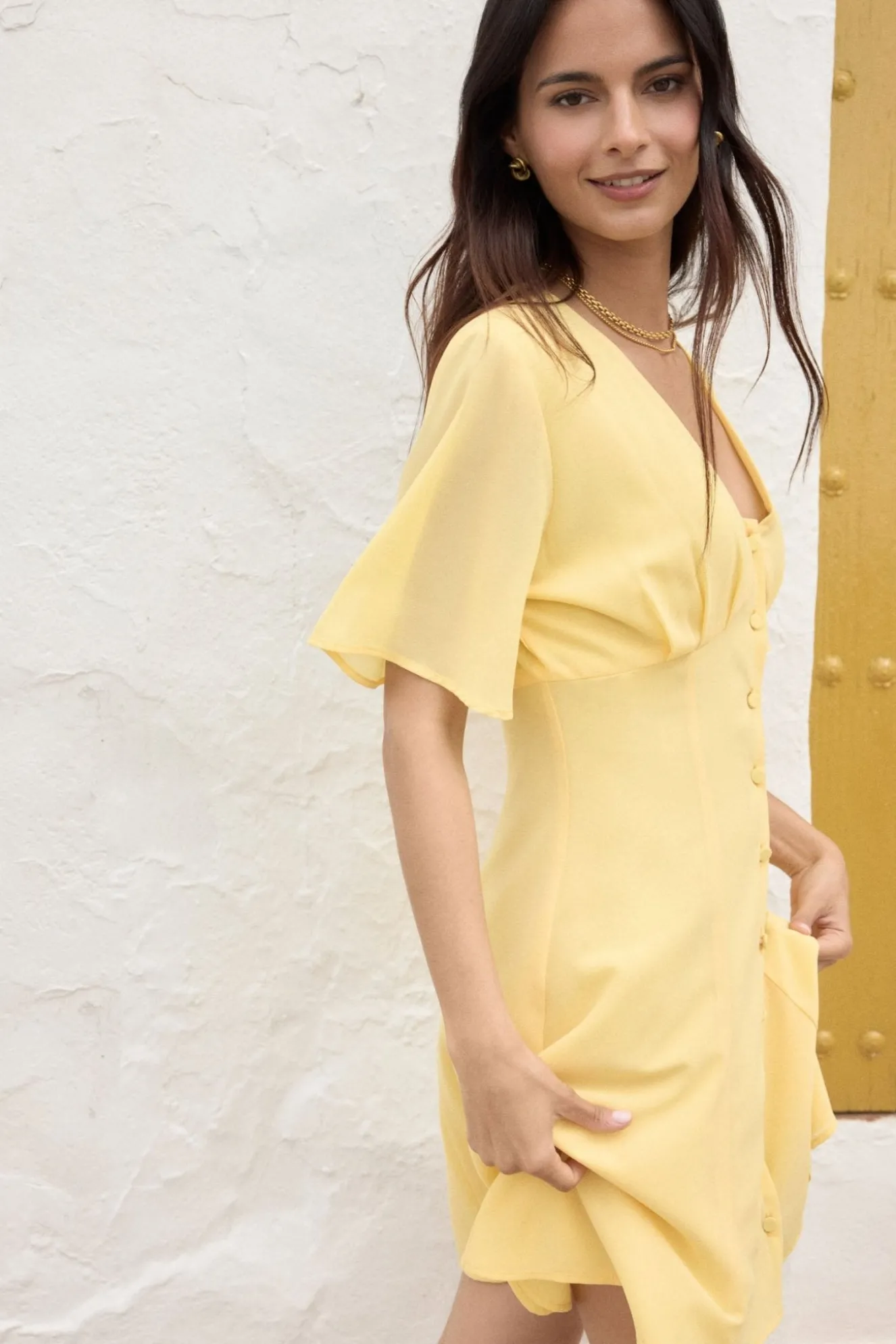GINEBRA Lemon Dress