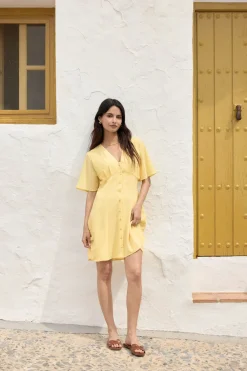 GINEBRA Lemon Dress
